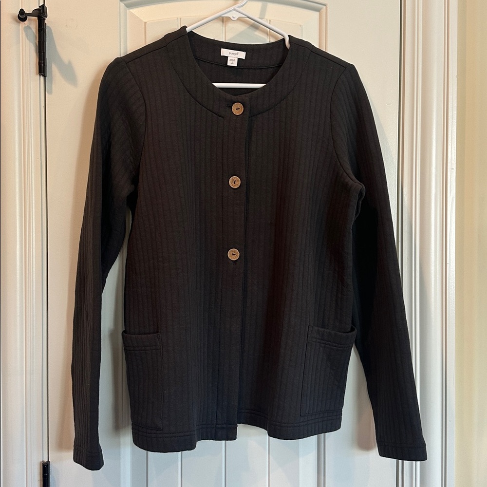 J. Jill The Pure Jill Collection Quilted Knit Jacket